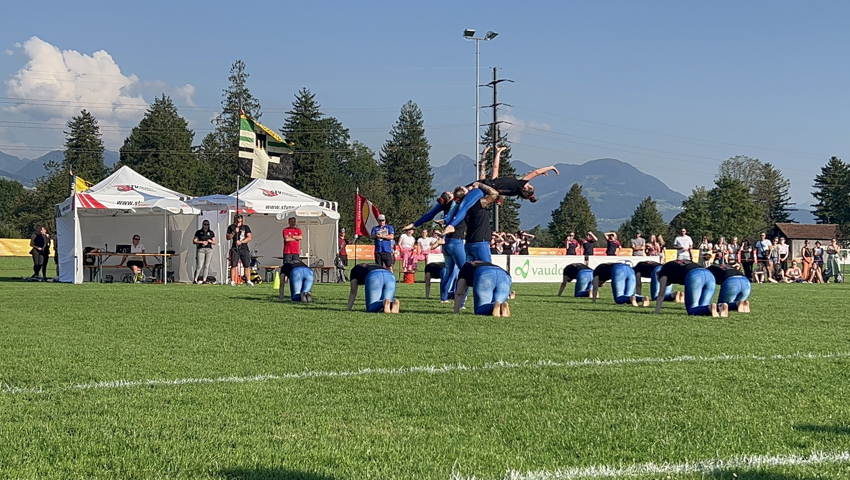 Mit einer 9,78 erturnte sich der TV Buchs die Finalteilnahme.