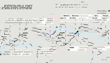 Logistische Herausforderung für SBB: Totalsperre bei Bahnstrecken in der Region