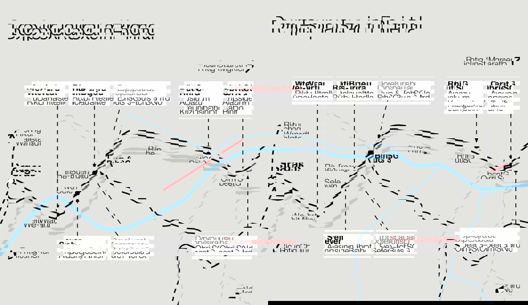  Eine Übersicht zu den wichtigsten Arbeiten zwischen Sargans und Oberriet. 