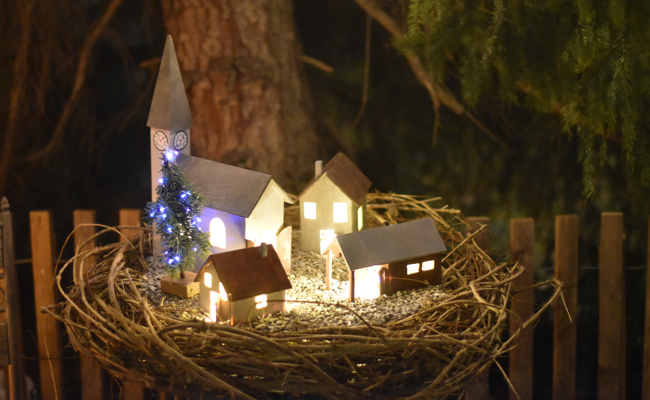 Adventsfenster: Einladend, stimmungsvoll, hell