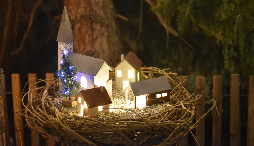 Adventsfenster: Einladend, stimmungsvoll, hell