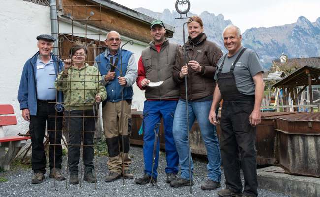 Die Schmiede-Essen liefen den ganzen Tag auf Hochtouren
