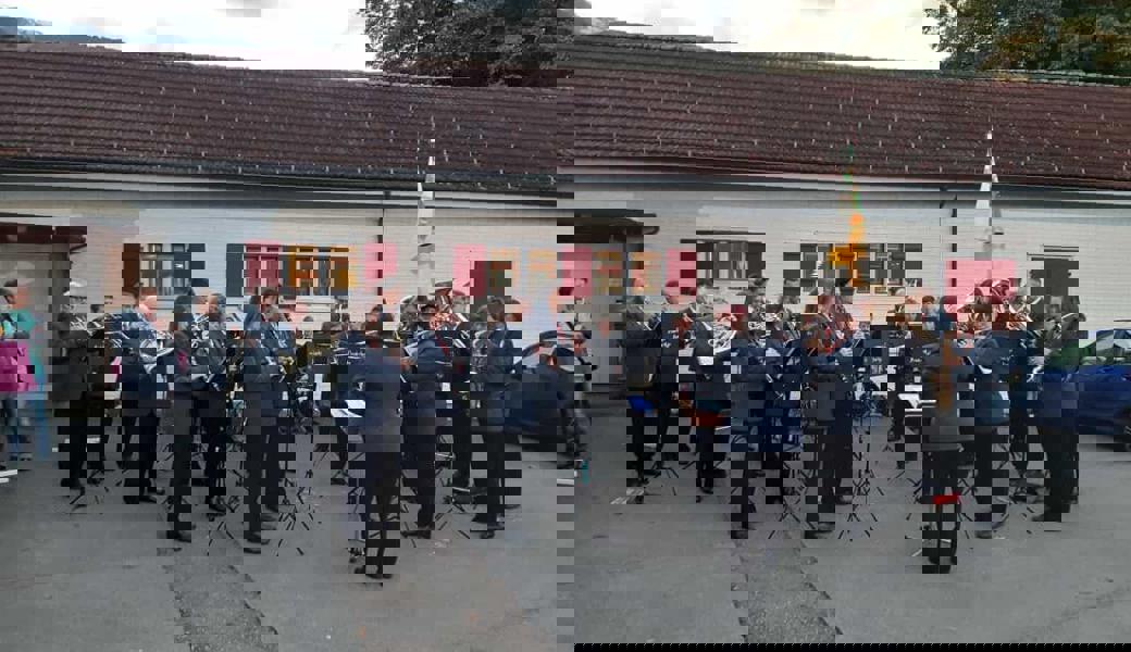  Der Musikverein Buchs-Räfis begrüsste die Gäste musikalisch. 