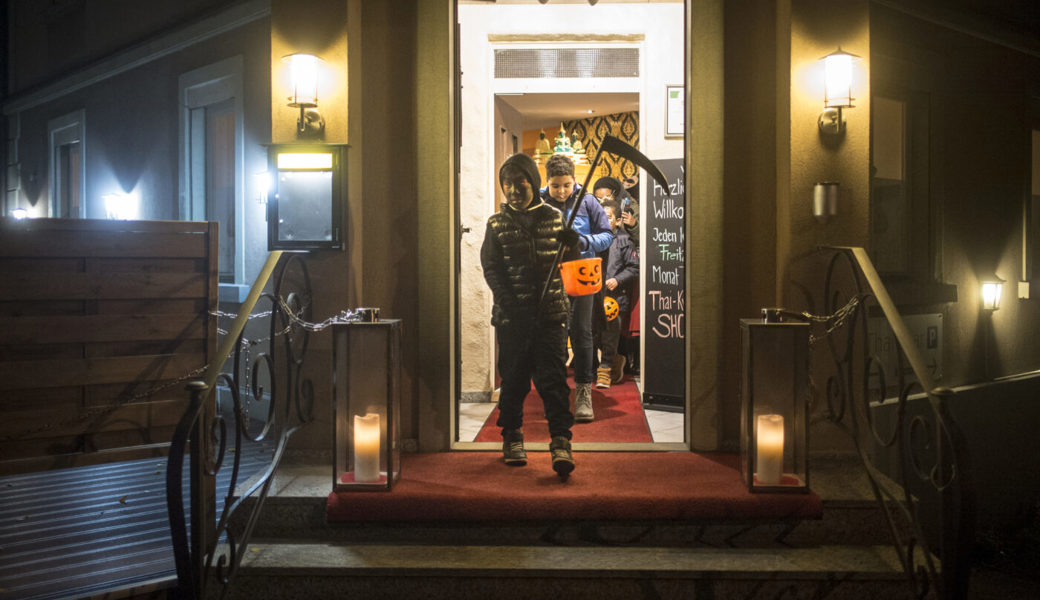  Am kommenden Montagabend ist Halloween. 