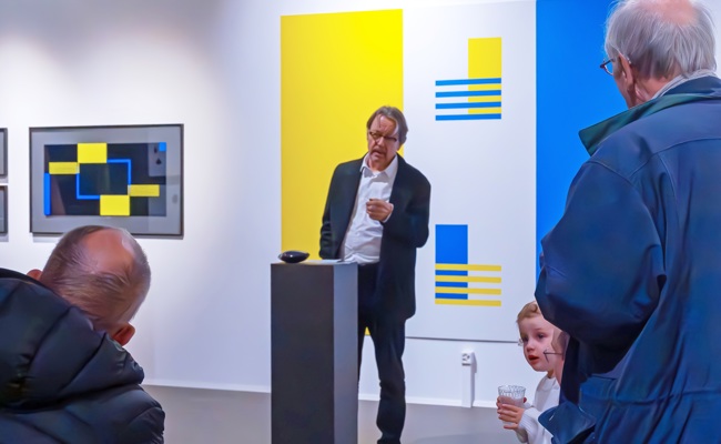 Hans Eggenberger in der Galerie L33: Geometrie, die wirkt