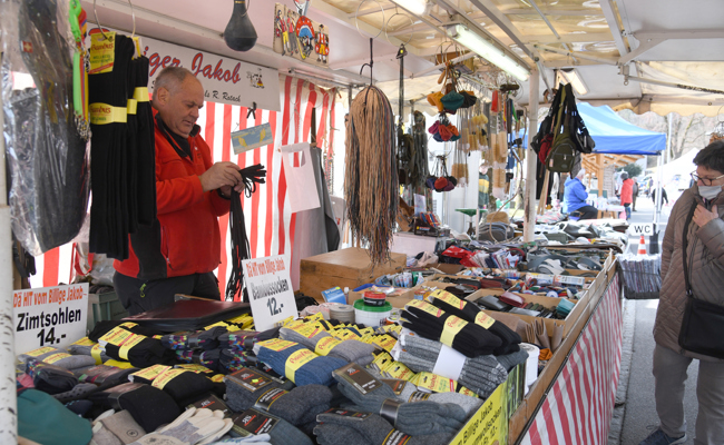 Endlich wieder «Maartchrom:» Ein Frühlingsmarkt wie aus dem Bilderbuch