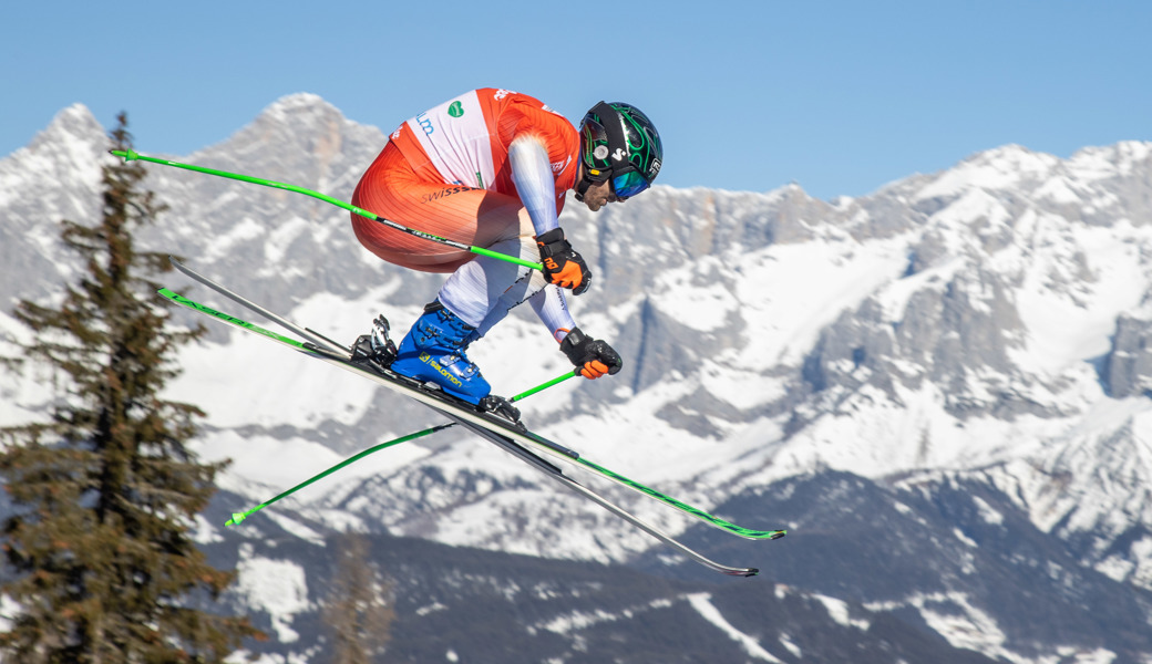 In Italien auf Rang 13 gefahren: Skicrosser Jonas Lenherr aus Gams.