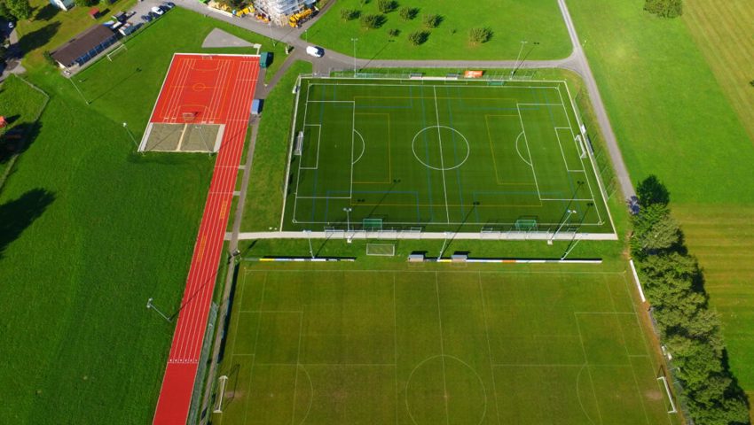 Auf dem Sportpark im Pilgerbrunnen, zwischen der Weitsprunganlage und dem FC-Clubhaus, soll ein Pumptrack entstehen. Auf dem Sportpark im Pilgerbrunnen, zwischen der Weitsprunganlage und dem FC-Clubhaus, soll ein Pumptrack entstehen.