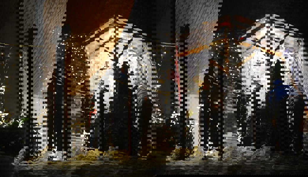  Weihnachtsnussmarkt in Frümsen. Bilder: Corinne Hanselmann