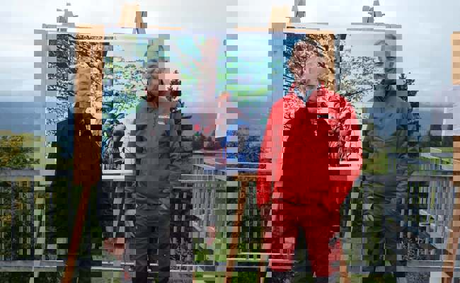 In der Gemeinde Wartau findet seit 1981 ununterbrochen ein Seilkrankurs für Forstwartlernende statt