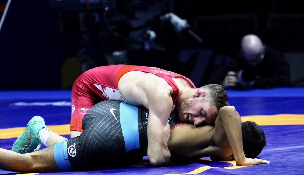 Dank des erfolgreichen Bodenkampfs führte Vetsch gegen den Mexikaner zur Pause bereits mit 7:0.