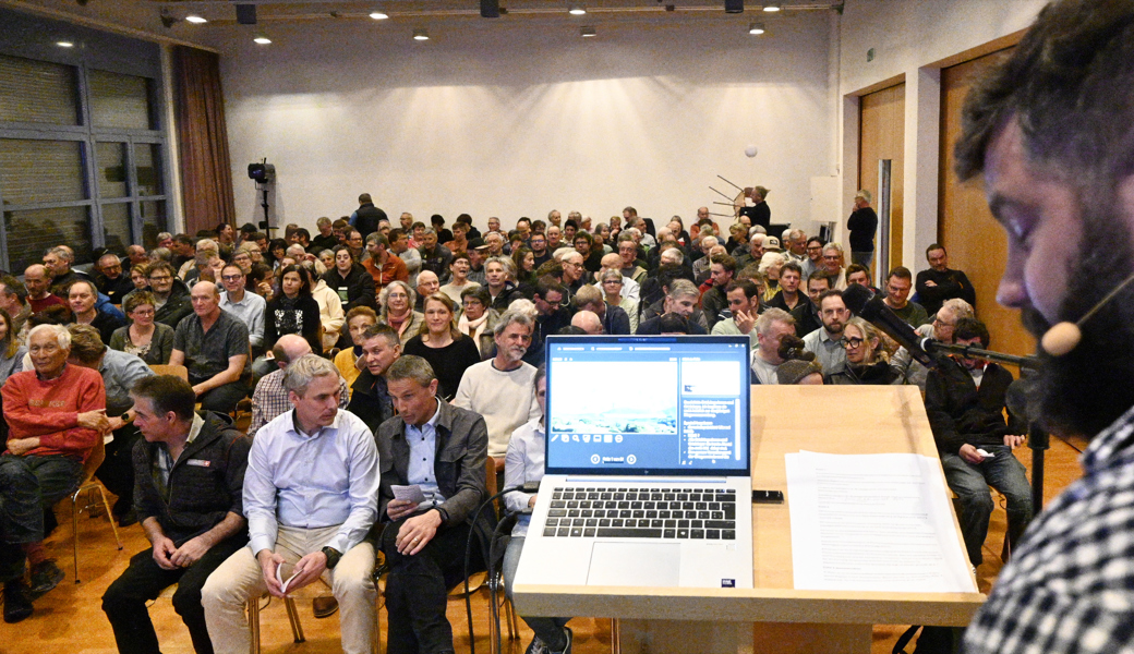 Grossaufmarsch: Die Beteiligung an der Ortsgemeindeversammlung lag bei über 20 Prozent.