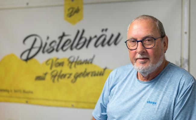 Vom Stadtpolizisten zum Hobbybrauer: Stephan Reutegger geniesst seine Pension