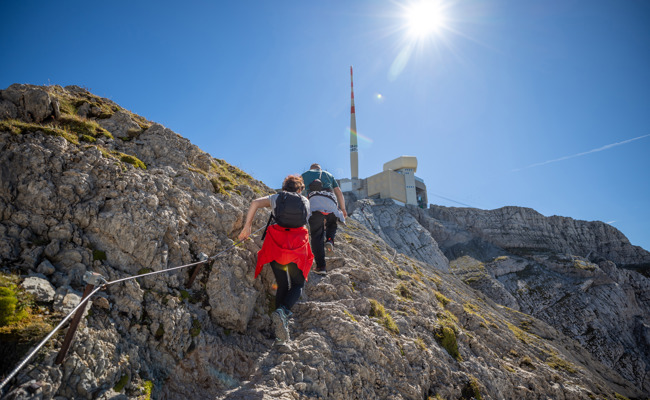Wandernde werden am Säntis gezählt