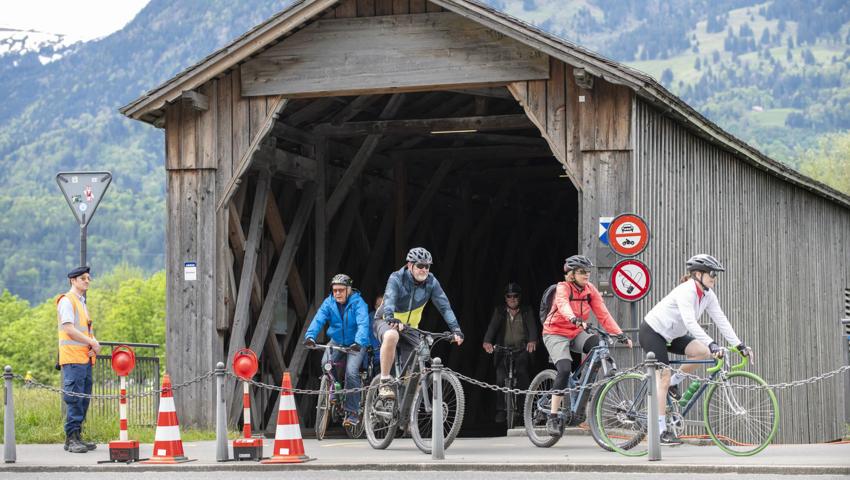 Mit dem Slow-up in den Frühling