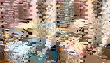 Weihnachtsgeschenke im Frühling