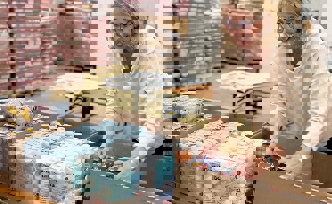 Weihnachtsgeschenke im Frühling