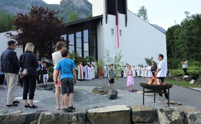 Einsegnung nahe der Natur: «Schönster Platz für eine Kirche»
