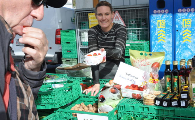 Der Herbst und seine schönsten Seiten: Ein prächtiger Markt mit viel Publikum