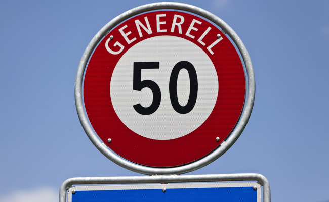 50 statt 60: Langsamer fahren auf der Heldaustrasse