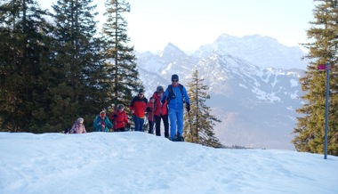 Auf Schneeschuhen vom Arvenbüel nach Stein