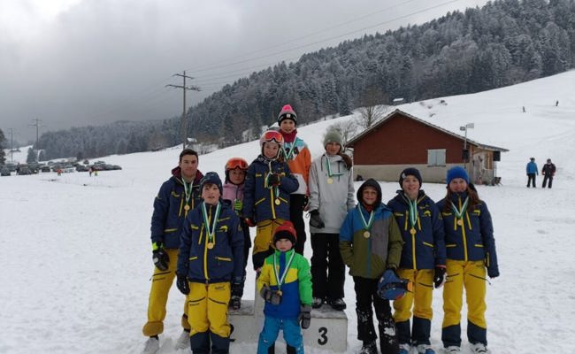 Am Skirennen hat es neben dem Können auch eine Portion Glück gebraucht