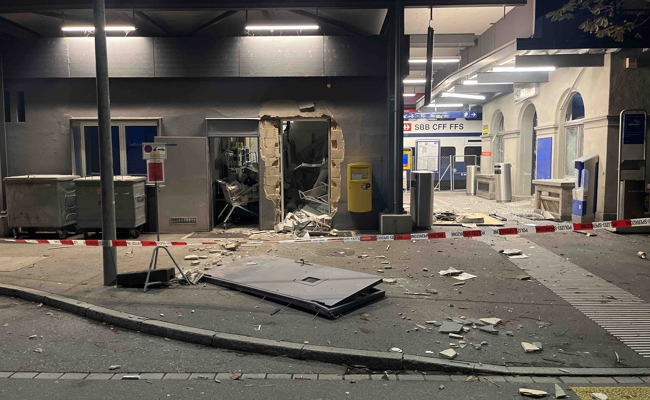 Enormer Schaden nach Bancomat-Sprengung