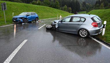 Frontalkollision auf der Stossstrasse in der Nähe von Altstätten