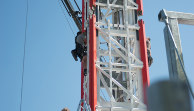 240-Tonnen-Koloss am Werdenbergersee: Der Free Fall Tower von Hans Peter Maier