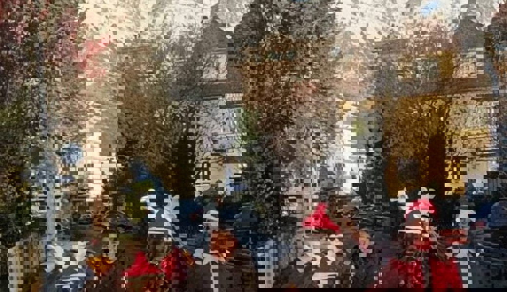  Auf dem Weg zum Schulhaus Kappeli in Buchs. Bilder: PD