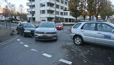 Abschleppseil übersehen: In Vaduz kam es im Linde-Kreisel zu einer Kollision