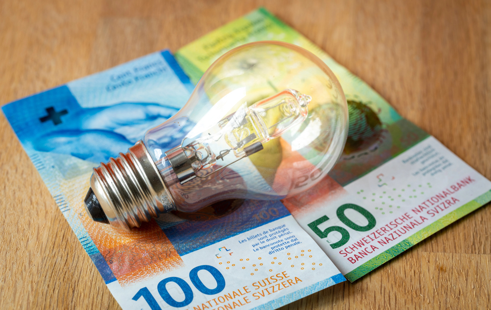 Swiss Money Francs Light L