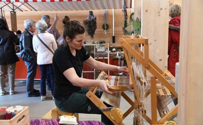 Am Land-Hand-Erlebnismarkt wurde die Vielfalt des Handwerks präsentiert