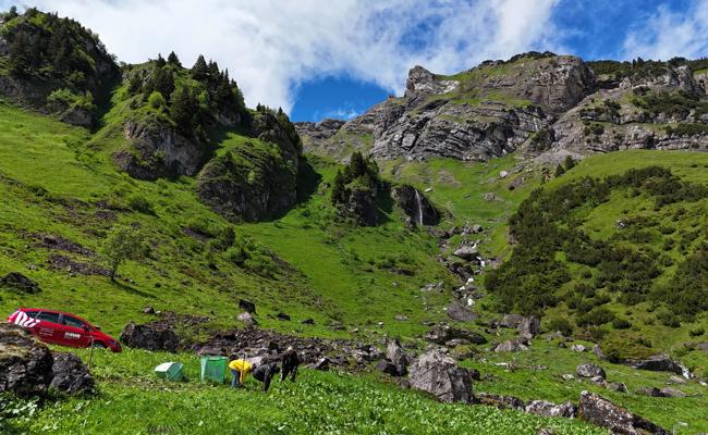 Lernende packten in der Natur an und unterstützten das EWB
