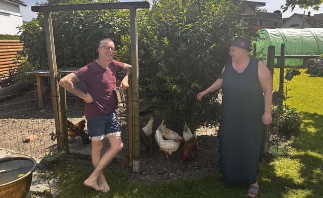 Gnadenhof statt Eiergeschäft: Hühner wird ein zweites Leben geschenkt