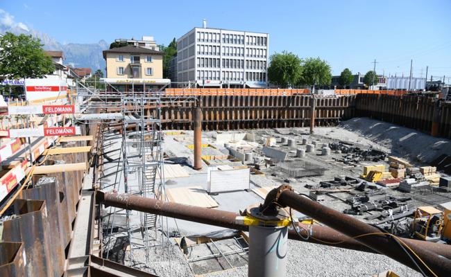 Einblick in die Grossbaustelle «Chez Fritz»