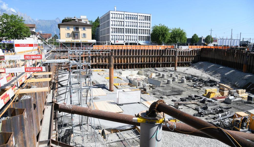 Einblick in die Grossbaustelle «Chez Fritz»