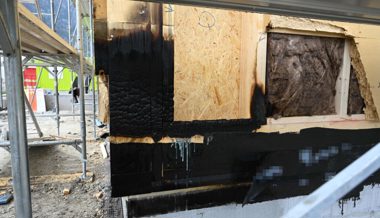 Mottbrand an Fassade in Bad Ragaz: Feuerwehr verhinderte Schlimmeres