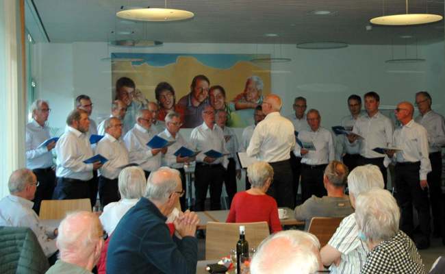 Nach einer langen Durststrecke ist der Männerchor wieder aktiv