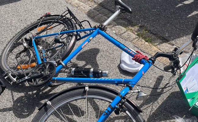 Bei Autobahnausfahrt 76-jährigen Velofahrer abgeschossen