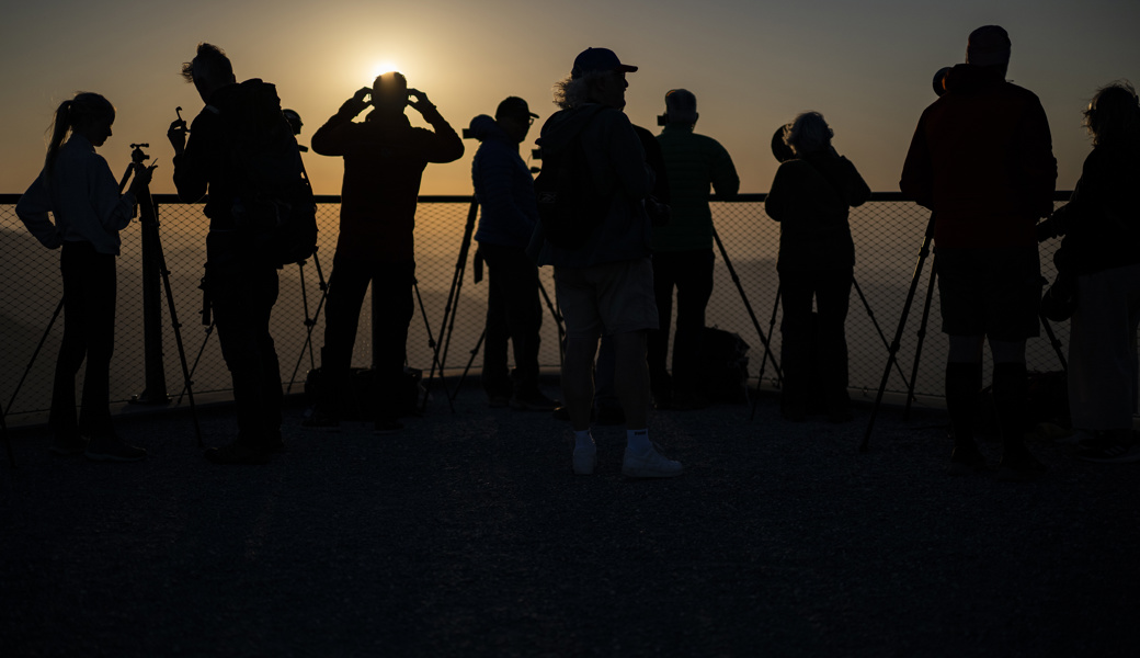 Die Sonnenfinsternis auf dem Hohen Kasten