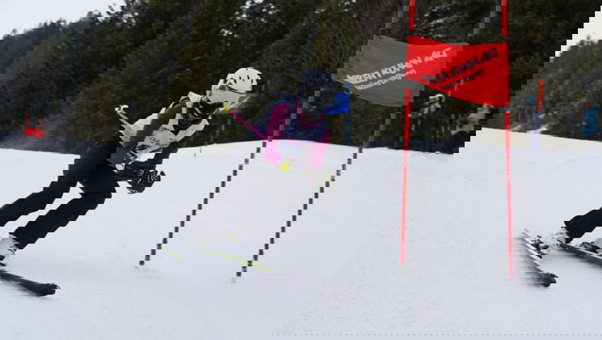  Nicht zu schlagen. Timea Berger gewann in der Kategorie Ski und sicherte sich auch den Sieg im Snowboard. 