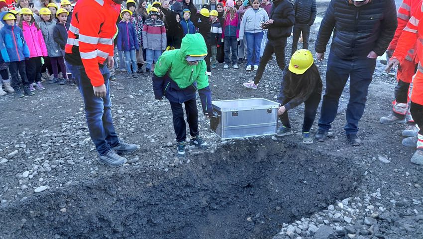 Eine Botschaft in die Zukunft.