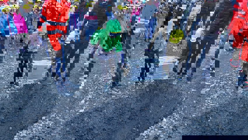 Eine Botschaft in die Zukunft.