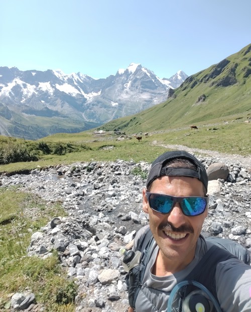 Blick zurück zur Jungfrau.