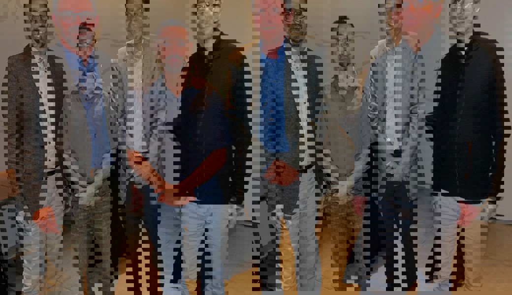  Beleuchteten viele Aspekte zur Organspende: Moderator Dr. Friedrich von Toggenburg, Gianni Guagnano, Dr. Franz Immer und David Gysel (von links). 