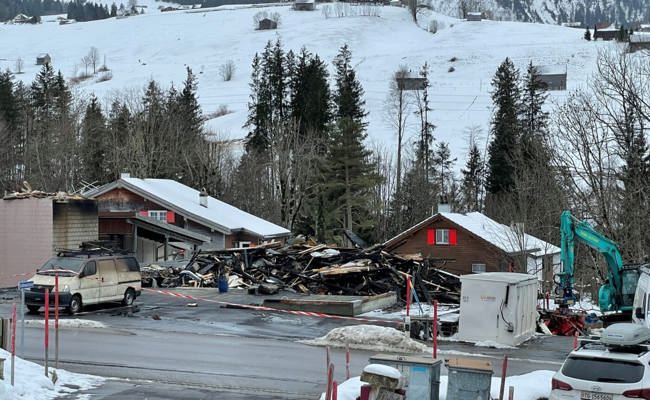 Die Solidarität nach dem Brand einer Schreinerei ist in der Gemeinde gross