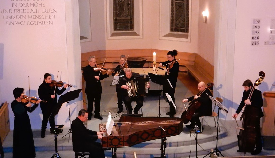 Das Ensemble La Partita und Akkordeonist Markus Nauer boten ein herzerwärmendes Konzert.