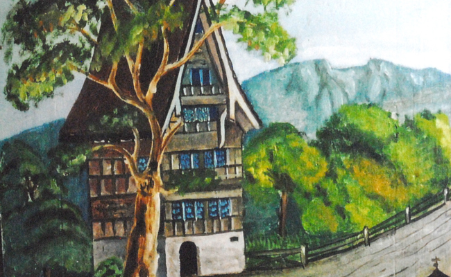 Ungemütlich bei Stürmen: «Hochhus», das hohe Haus in Stauden