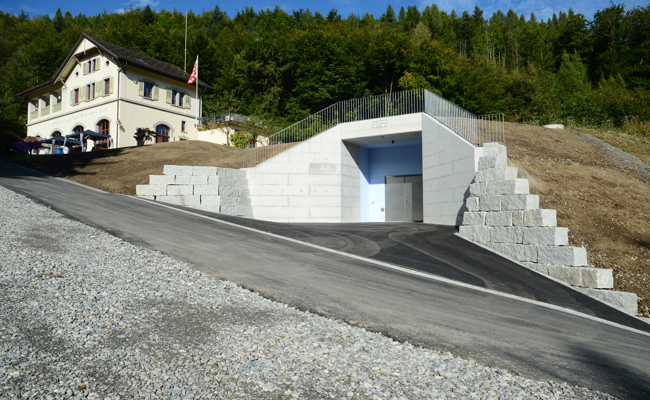 Wasser marsch – imposantes Bauwerk unter Tag